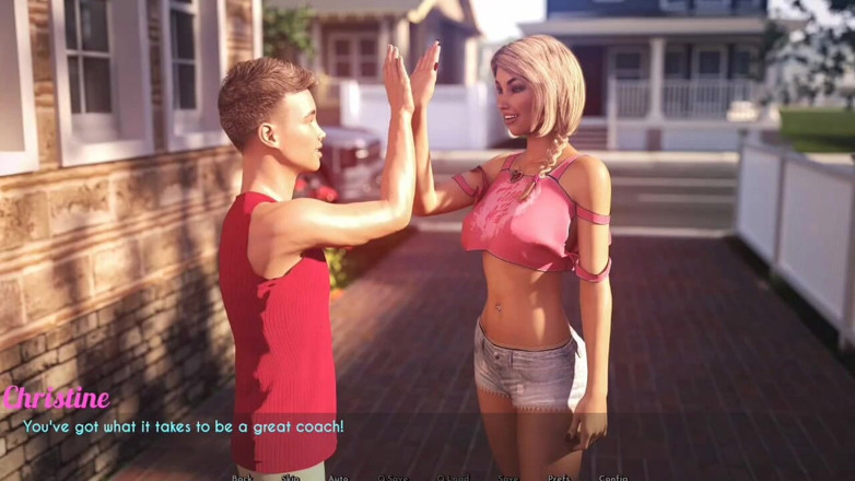 Johannes Gaming: AWAM #52 teaching Christine bow to play basketbal