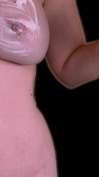 Wifey Loves to Clean Her Perfect Tits