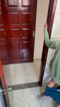 A Rubs Against His Step-sister in the Bathroom