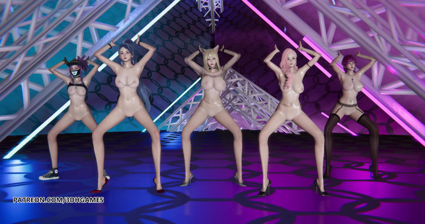 3D-Hentai Games: [MMD] ITZY - Loco Ahri Akali Kaisa Evelynn Seraphine Kda naked...