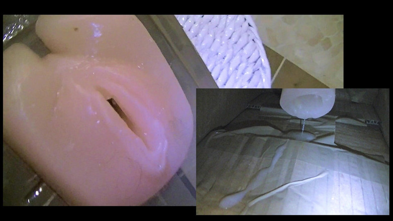 Mark Hannes: Fleshlight fuck masturbace v koupelně