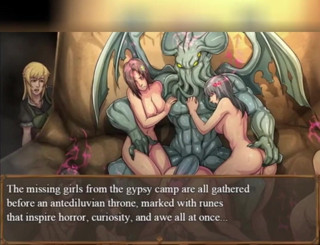 3DXXXTEEN2 Cartoon: Claire's rapture in the eldritch sex cave. 3D porn cartoon sex