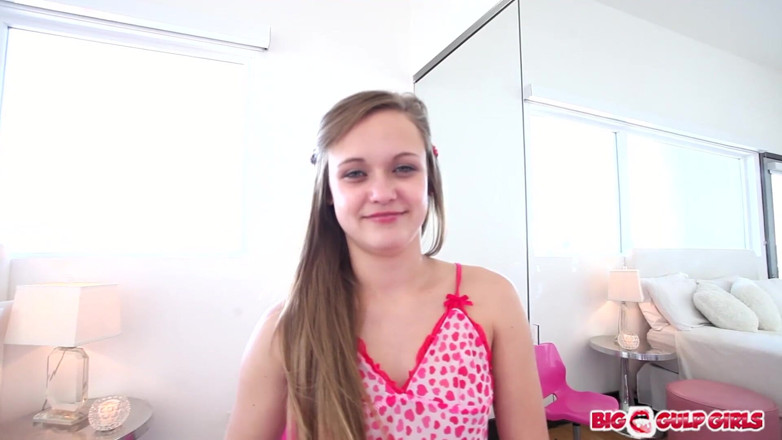 Top Web Models: Hot slim brunette Keegan Kade POV no hands bj cum...