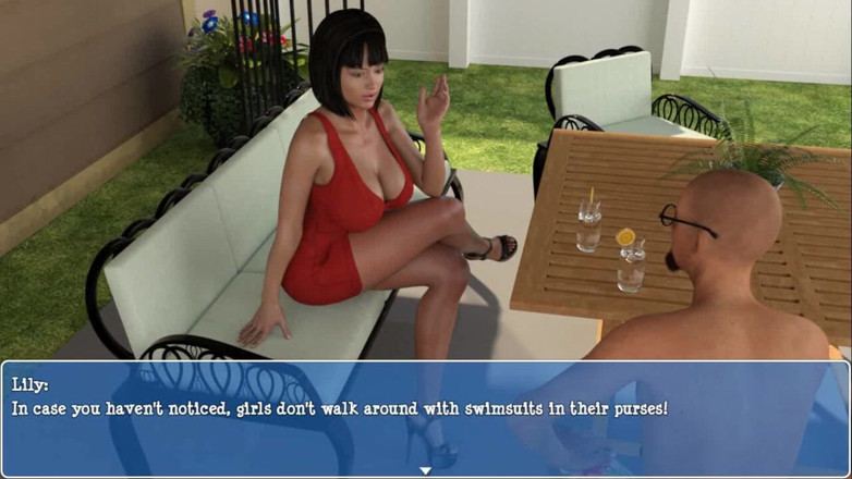 Dirty GamesXxX: Lily of the valley: แม่บ้านโชว์หน้าอกเปลือยข้างสระ