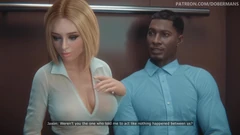 Emma epizoda 3: Jsem nevěrná děvka, podváděla jsem svého manžela ve výtahu (bbc tvrdý sex) Dobermanstudio