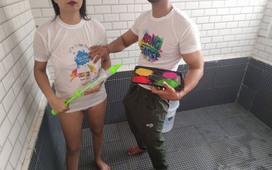 Hornycouple149: Holi Special: Bro Fucked Saara Anal Hard While She Wanna...