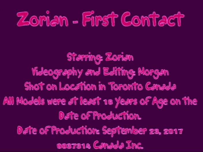 The Great Canadian Male: Zorian - Kontak pertama