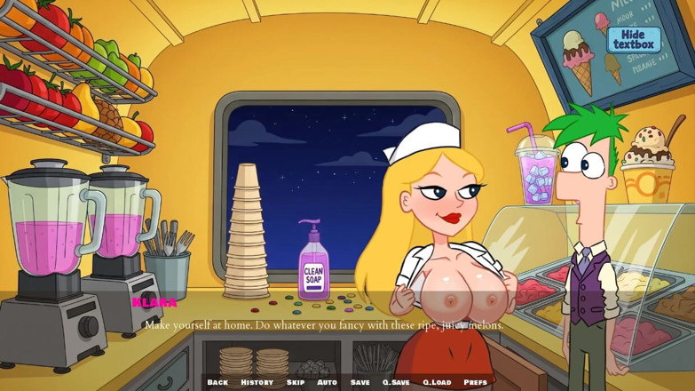 XXX Games Bunk: Xsummer - геймплей - рольова гра - пародія - phineas і ferb - версія для дорослих - частина 2