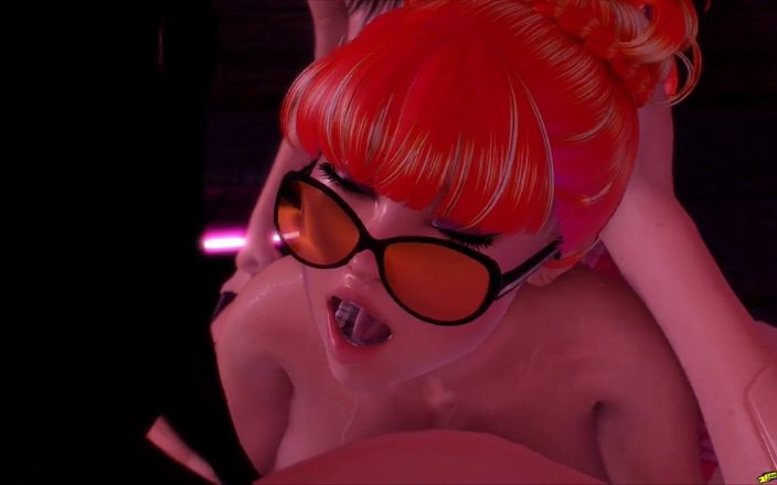 Gameslooper Sex Futanation: Sauna chocante - animação