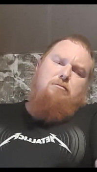 Fat Guy with a Fat Cock Moans and Cums All Over Himself