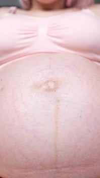 Belly Movements From Inside & Belly Worshipping