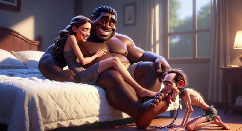 YOUR BEST FANTASY: Submissive Man Grovels and Licks His Dominant Wife's Feet