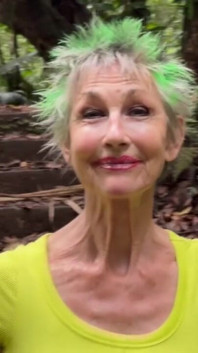 Walking Down the Steps in the Hawaiian Jungle