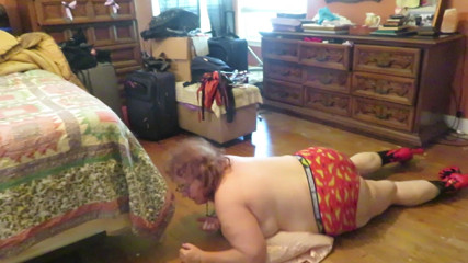BBW nurse Vicki adventures with friends: Strip tease from red dress and flaming boots part 2 post...
