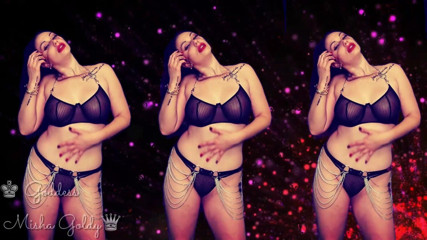Goddess Misha Goldy: Ti sto programmando come schiavo dipendente! Ti romperò e ti...