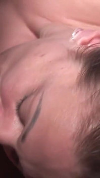 Blonde Badgirl Gets Gangbanged