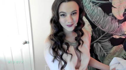 MiaNyx: ASMR horny hairstylist relaxation JOI