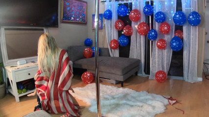 Nasty Nelsons: Athletic stripper MILF babe strips, sucks and fucks lucky neighbor...