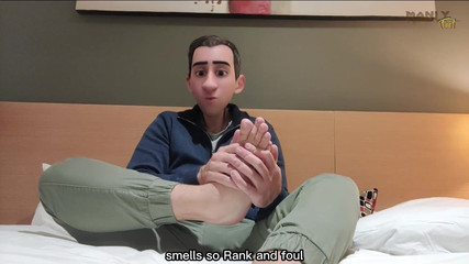 Manlyfoot: Gay nevlastní otec - pouze jedna postel - sám v mém hotelu...