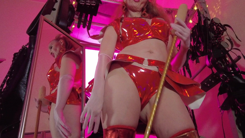 Eva Latexxx: Mistress Eva Lateks Fetiş Domina Femdom Goddess Gold Boots Big...