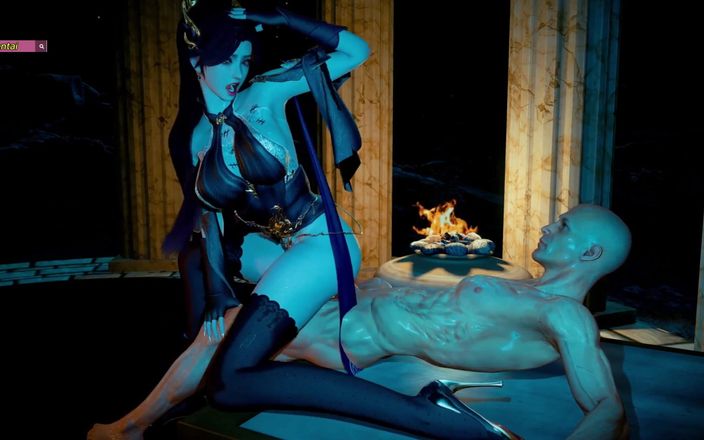 Soiyu Hentai: Cao Ying Curves in Motion: Animated Dreamgirl - Animacja 3D