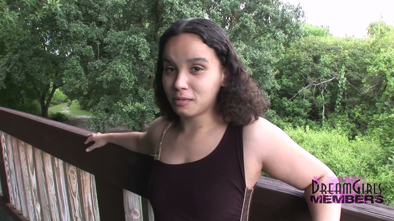 Dream Girls: Petite Latina Gets Naked in a Park
