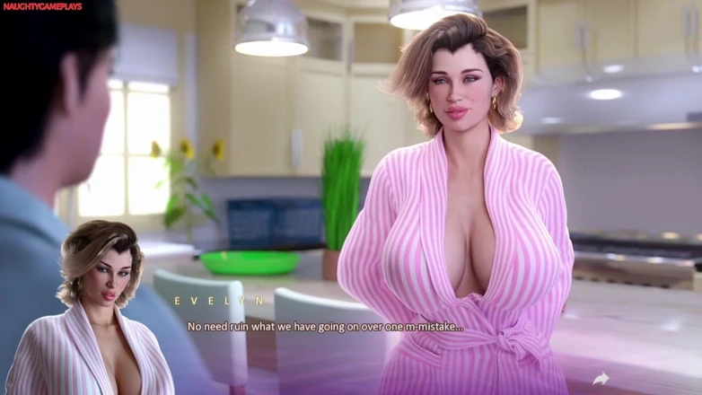Naughty gameplays: Horny Landlady MILF Fingers Her Pussy in Front of Her...