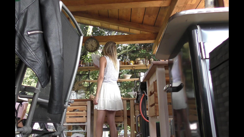 Leon Lambert Girls Twerk Parties CFNM: The neighbor has a barbeque party and the girls are...