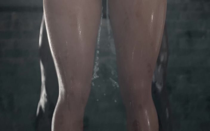 Velvixian 3D: Nyotengu dusch (svart pojkeversion)