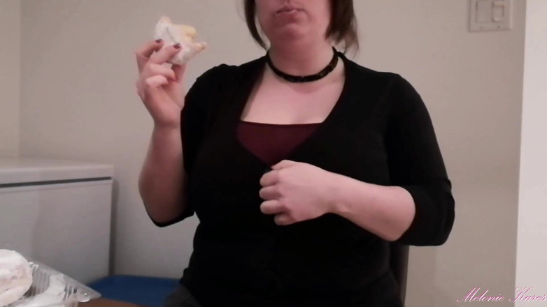 Melonie Kares: Doughnut stuffing and bloated belly play