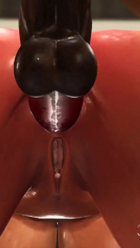 3D sexy dickgirl tvrdě šuká sexy mladou blondýnku v omezeních ve sci-fi laboratoři