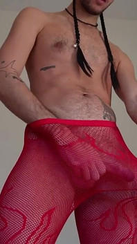 Harry_jen fetish jalang gay dalam stoking mesh