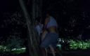Casal Prazeres RJ: 공공 광장에서 맛있는 섹스로 비오는 밤에 산책이 끝납니다.