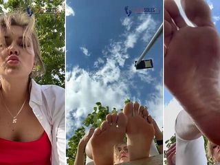 Czech Soles - foot fetish content: Voetsteun voor je godin pov