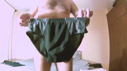 Earl Smile: Earl presents his modest collection of briefs