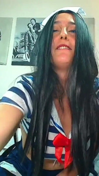 Analer creampie im seemann-outfit!