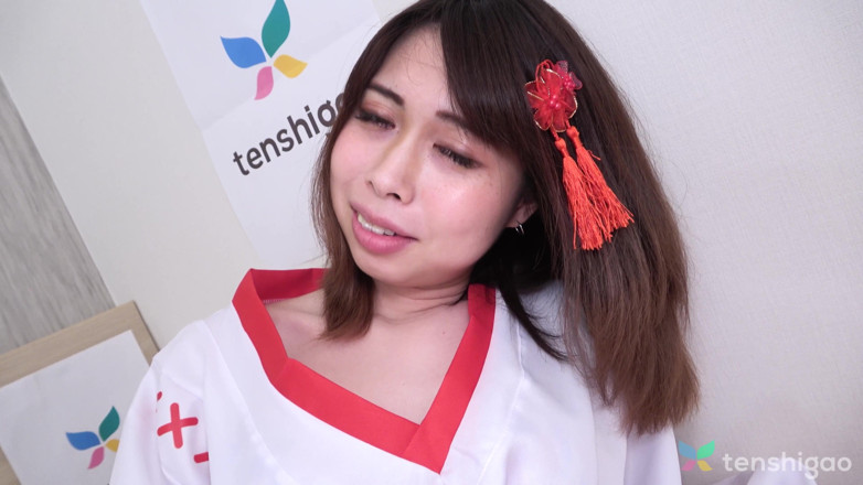 Tenshigao: Lovely Amateur Japanese Girl Miss Risako Goto in Costume Today