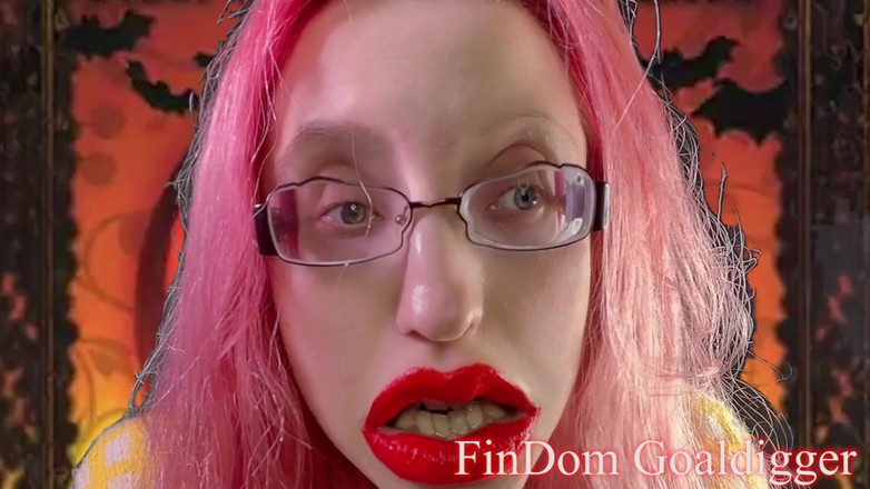 FinDom Goaldigger: Pula urâtă se transformă în jucărie urâtă de Halloween