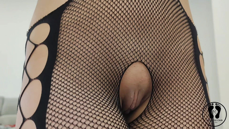 All You Can Fetish: フィッシュネットで体を熱くからかい、大きな胸を広げる尻を広げる