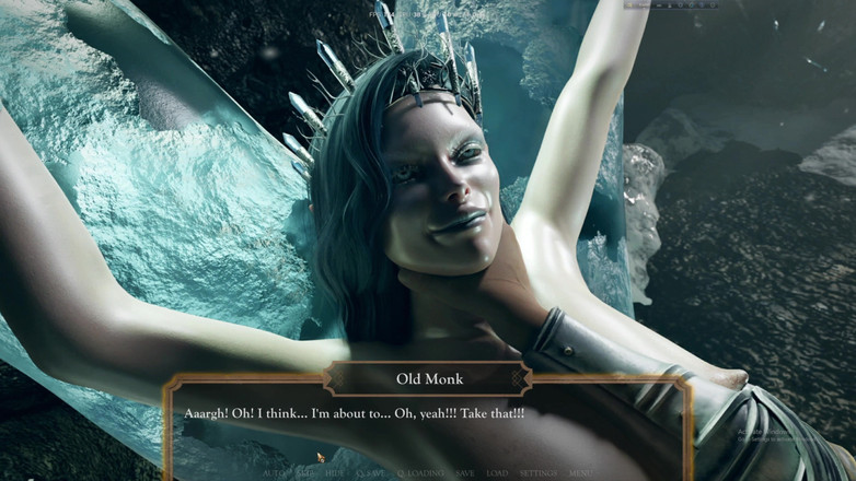 Old Monk: 한 침대에서 섹시한 소녀를 따먹어 최고의 핫한 3D 게임