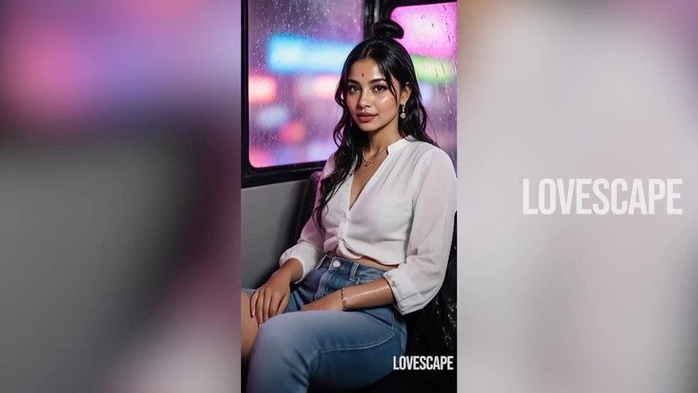 Lovescape: Paseo arriesgado en autobús: india hace garganta profunda a extraño...