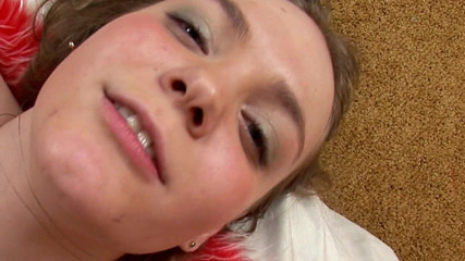 Radical: Brunette teen with big nipples and round ass loves hard...