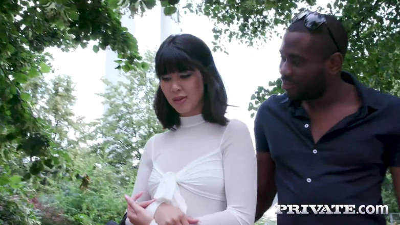 PrivateBlack: Aksi seks threesome antar ras lady dee, seks anal dan...