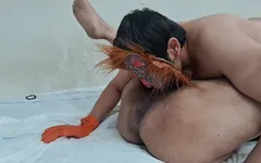 Licking Babhi Ass at Jammu Hotel