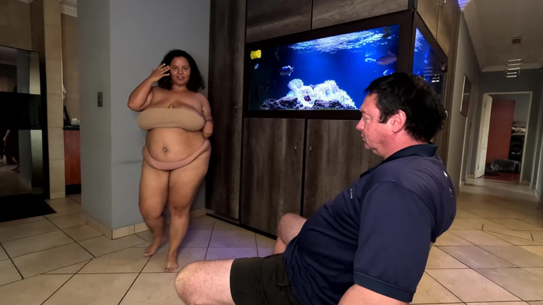 coloredfp: Stripping for a White Guy and Sucking His Dick