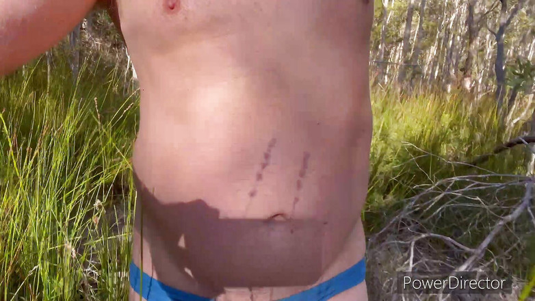 Madaussiehere: Niebieski strój kąpielowy Bush Walk Wank