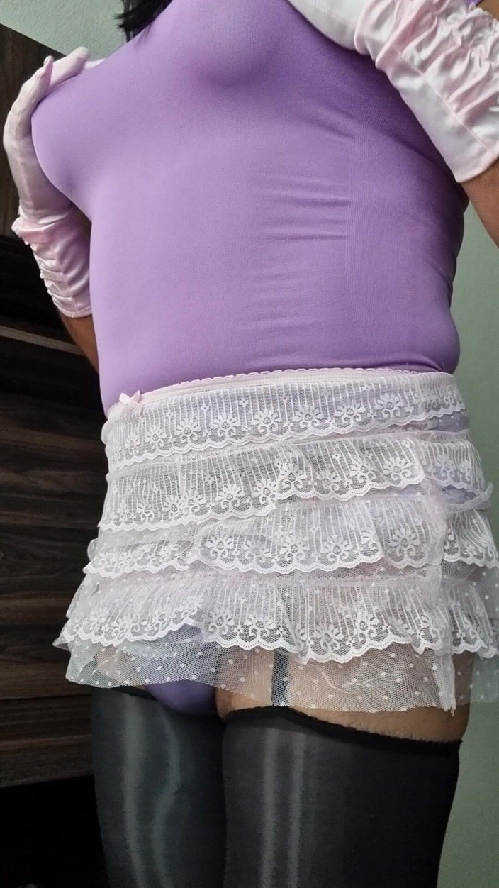 My panties: 私の最新のサテン、レース、薄手のパンティー