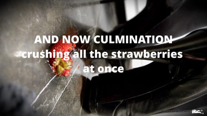Mistress Legs: Crushing strawberries with high heels