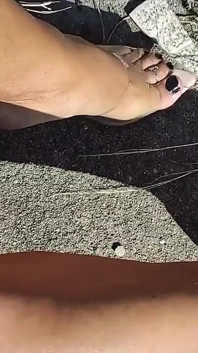 Masturbating at the sun