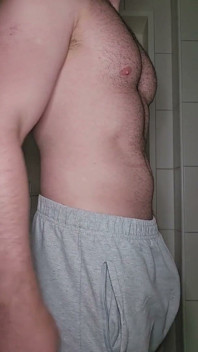 Grey Sweatpants Cumshot;) Full Horny!